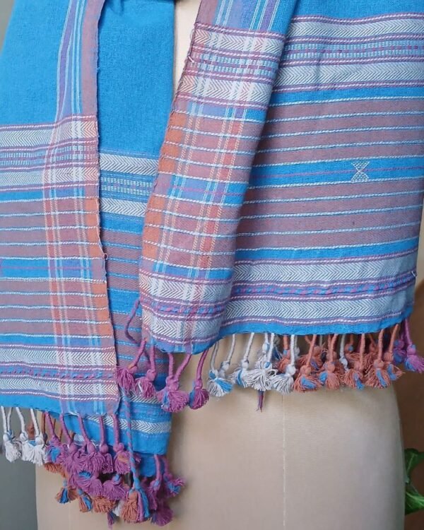 Bhujodi Kala Cotton Stole – (BHST1022) - Image 2