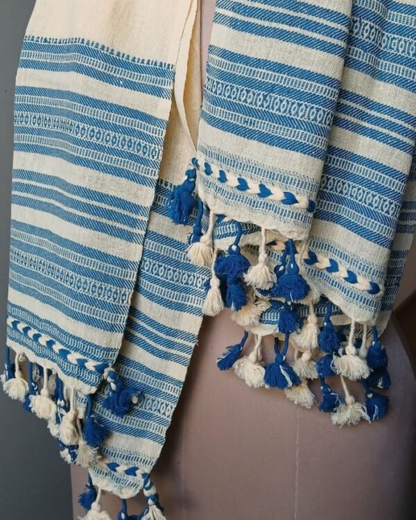 Bhujodi  Kala Cotton Stole – (BHST1025) - Image 2