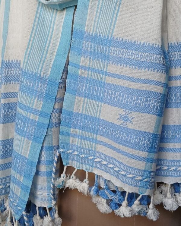 Bhujodi  Kala Cotton Stole – (BHST1029) - Image 2