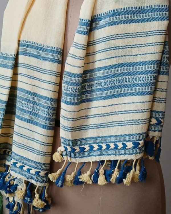 Bhujodi  Kala Cotton Stole – (BHST1031) - Image 2