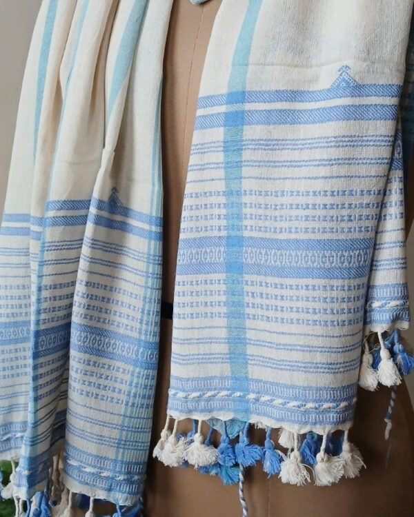Bhujodi  Kala Cotton Stole – (BHST1014) - Image 2