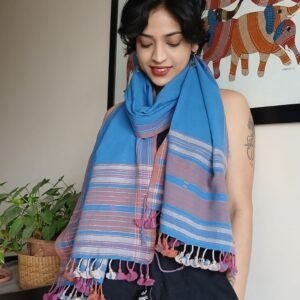 Bhujodi Kala Cotton Stole – (BHST1022)
