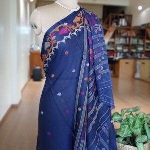 Handweave Jamdani Cotton Saree – (JCHS1014)