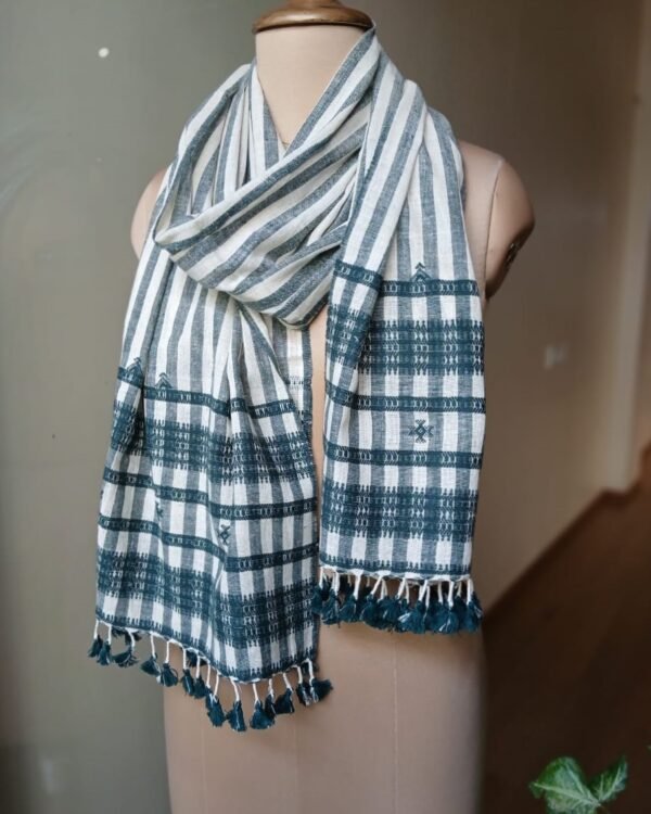 Bhujodi Kala Cotton Stole – (BHST1038)