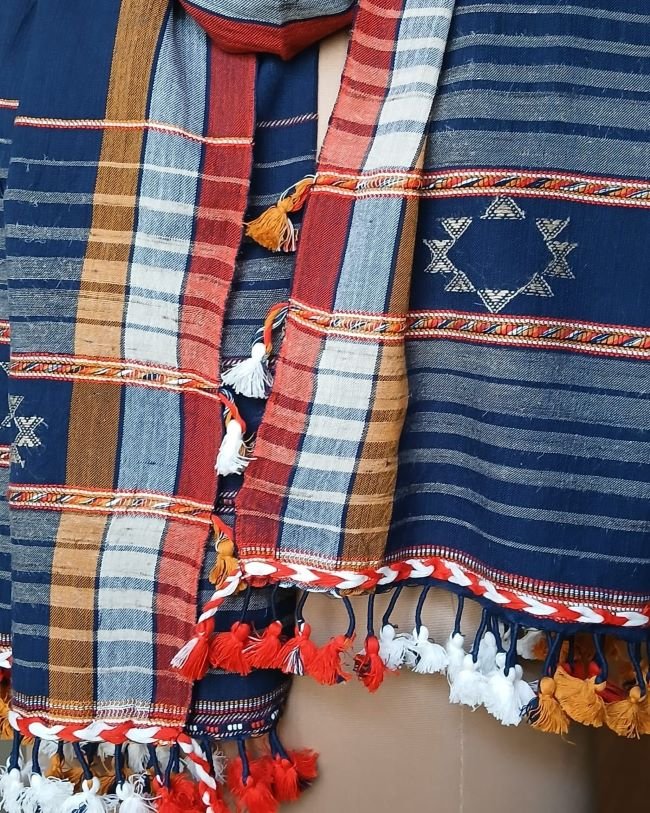 Bhujodi Fine Cotton Stole – (BHST1054) - Image 2