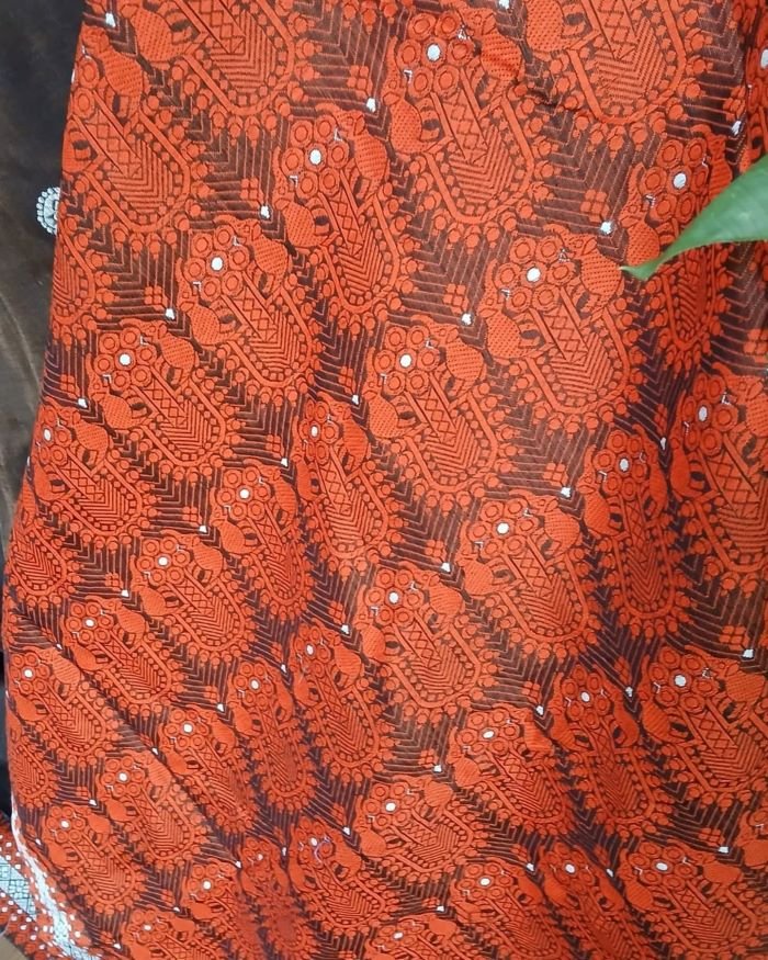 Assam Paat (Mulberry Silk) x Fine Cotton Handweave Saree - (APHS0001) - Image 6