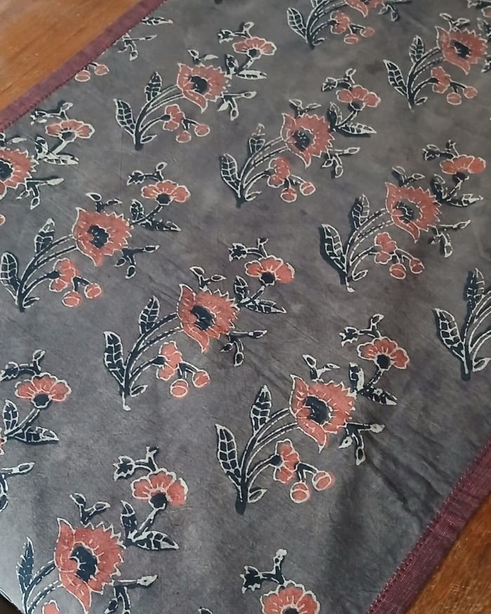 Ajrakh Table Runner in Cotton - (ATRC0011) - Image 3