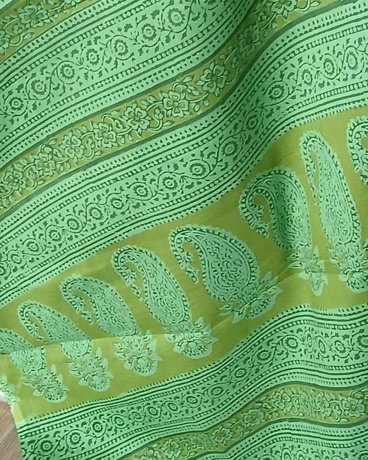 Hand Blockprint from Ahmedabad in Soft Mul Cotton – (BMCA0011) - Image 5