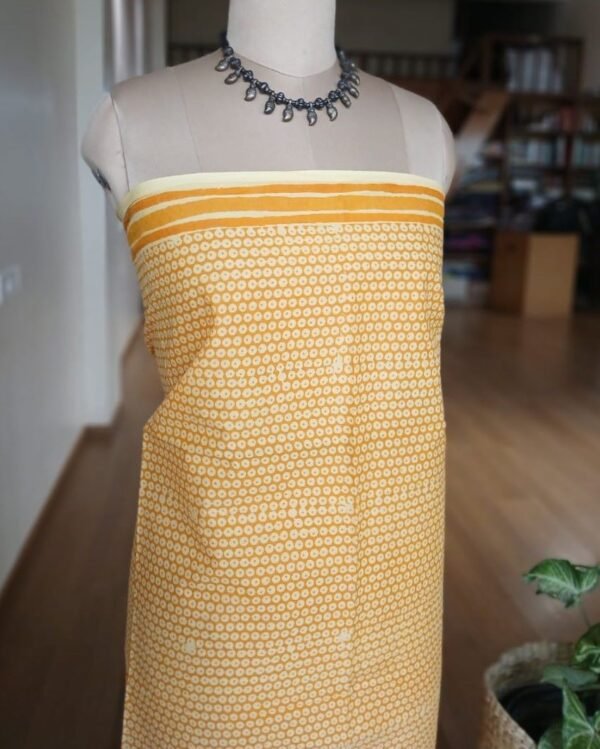Banjara Blockprint in Mul Cotton from Ahmedabad – (BMCA0009) - Image 6