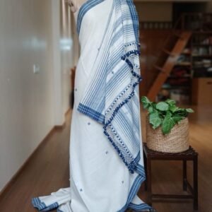 Bhujodi Saree handwoven in Kala Cotton – (BHUJ0068)