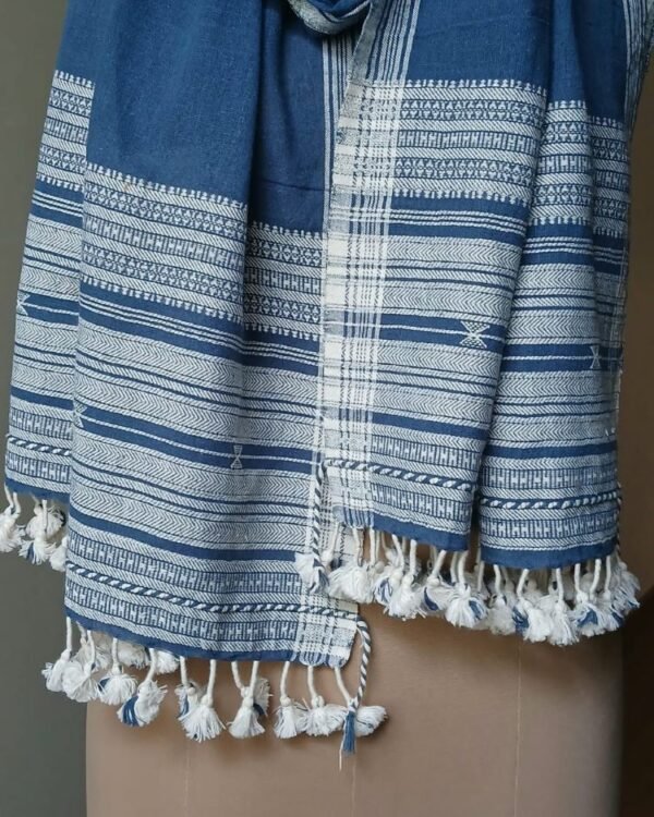 Bhujodi Kala Cotton Stole – (BHST1103) - Image 2