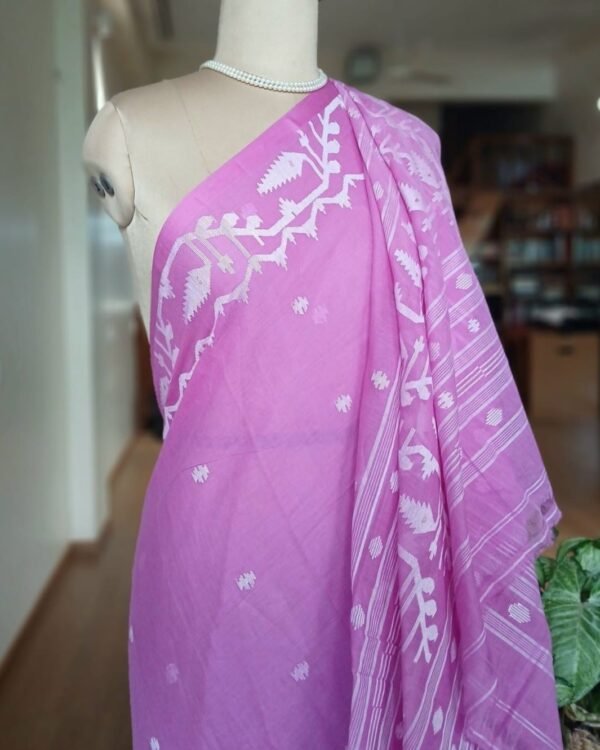 Handweave Jamdani Cotton Saree – (JCHS1022)