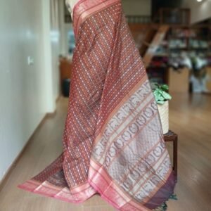 No Zari Ayiram Butta Kanchipuram handweave in cotton - (KANC1114)