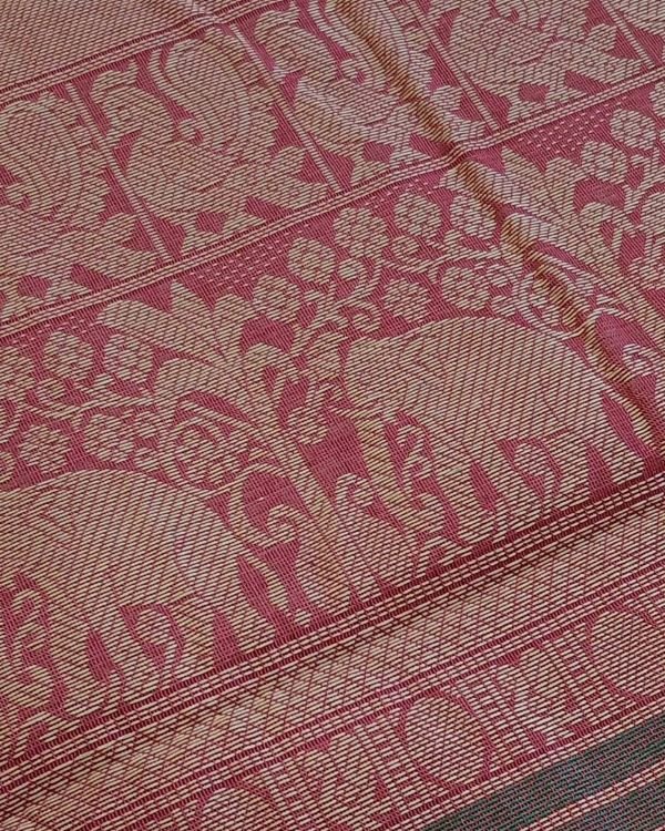No Zari Lakshadeepam handweave in cotton - (KANC1123) - Image 7