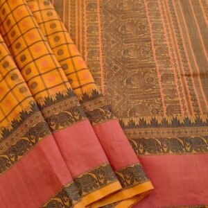 No Zari Ayiram Butta Kanchipuram Handweave in Cotton – (KANC1134)