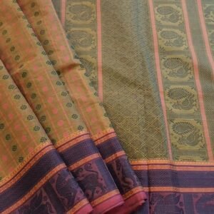 No Zari Ayiram Butta Kanchipuram Handweave in Cotton – (KANC1127)
