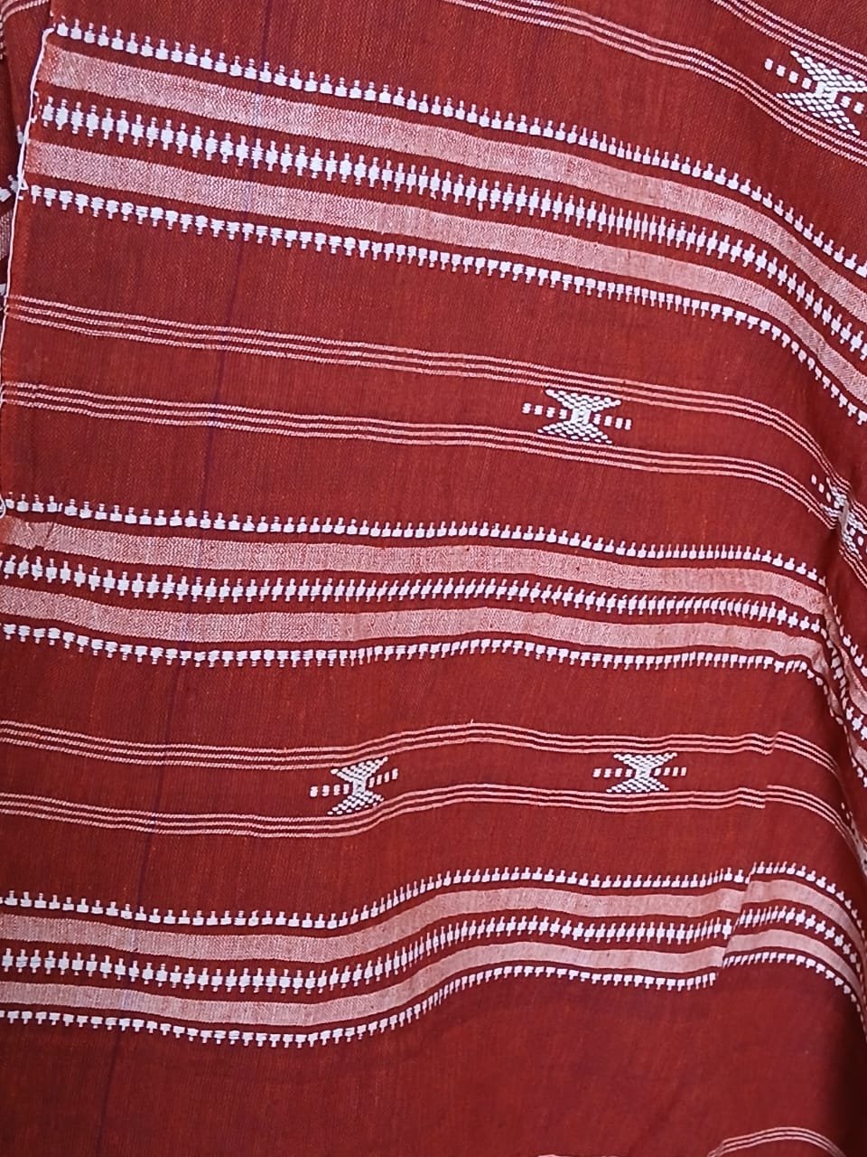 Kotpad handweave Cotton Dupatta from Odisha- (CTKD1017) - Image 5