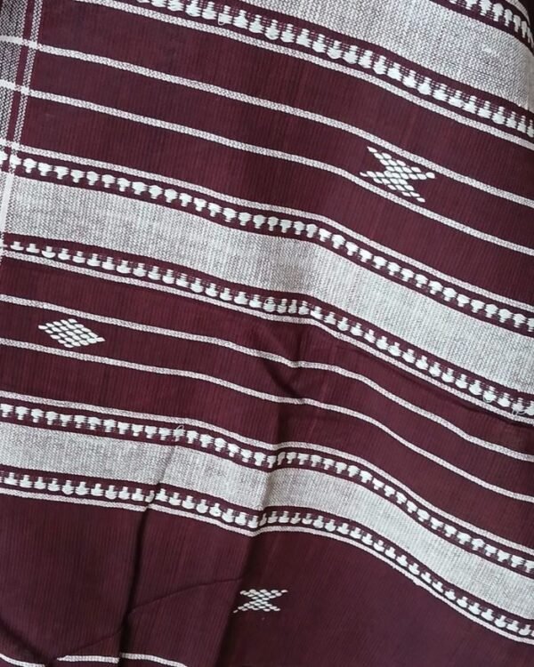 Kotpad handweave Cotton Dupatta from Odisha- (CTKD1016) - Image 6
