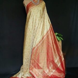 Banarasi Tehri Tanchoi Jamavar Silk Saree – (BANA0049)