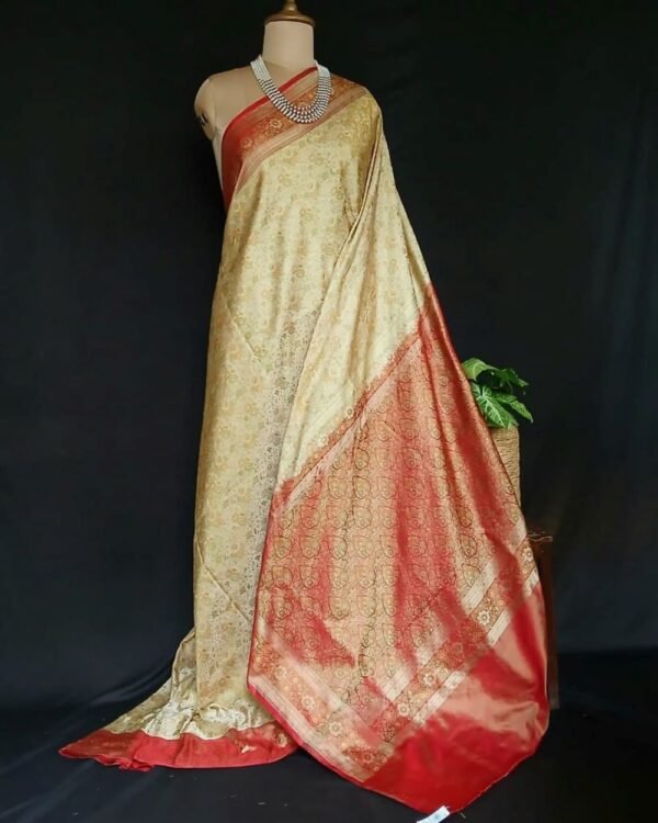 Banarasi Tehri Tanchoi Jamavar Silk Saree – (BANA0049)
