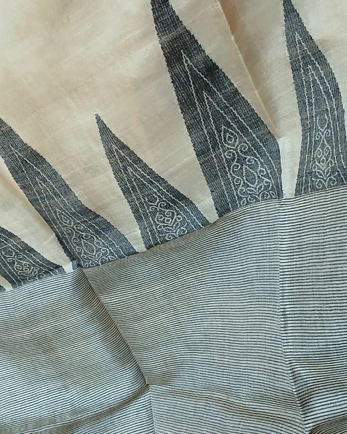 Pure Tussar Silk Handweave from Phulia - (PTSH0001) - Image 9