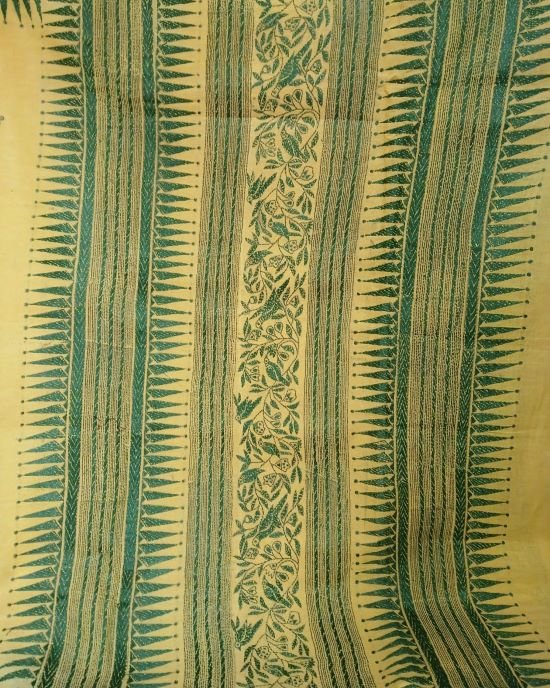 Cotton Kantha Saree from Santiniketan – (KNCS1023) - Image 4