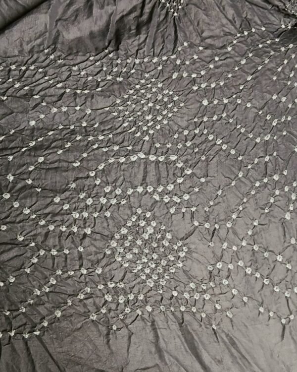 Luxurious Silk Dupatta/Shawl with very fine bandhani work - (LSDS0001) - Image 3