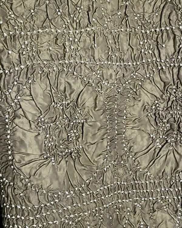Luxurious Silk Dupatta/Shawl with very fine bandhani work - (LSDS0005) - Image 3