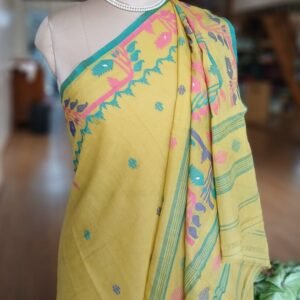 Handweave Jamdani Cotton Saree – (JCHS1023)