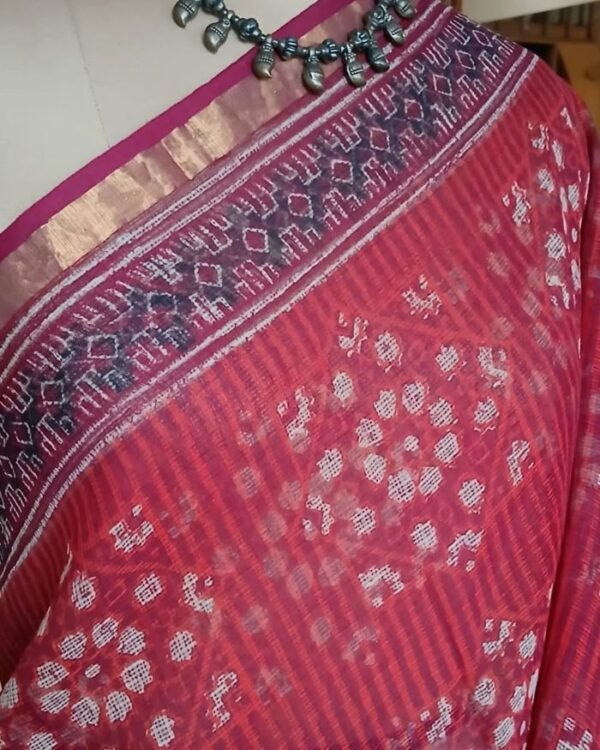 Kota Doria Cotton Saree – (KDCS1013) - Image 6