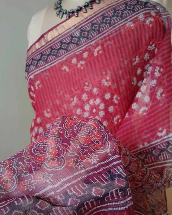 Kota Doria Cotton Saree – (KDCS1013)