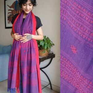 Kotpad handweave Cotton Dupatta from Odisha- (CTKD1022)