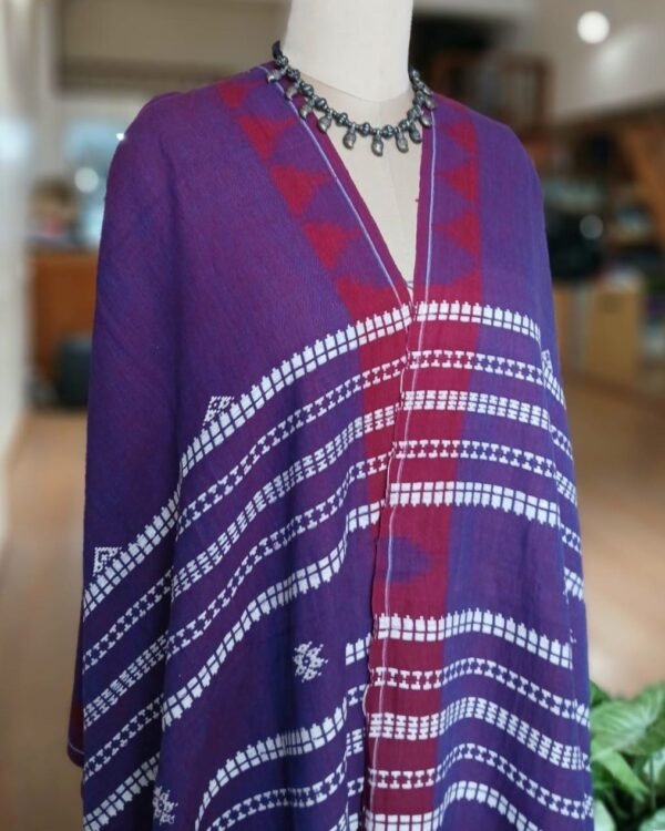 Kotpad handweave Cotton Dupatta from Odisha- (CTKD1020) - Image 3