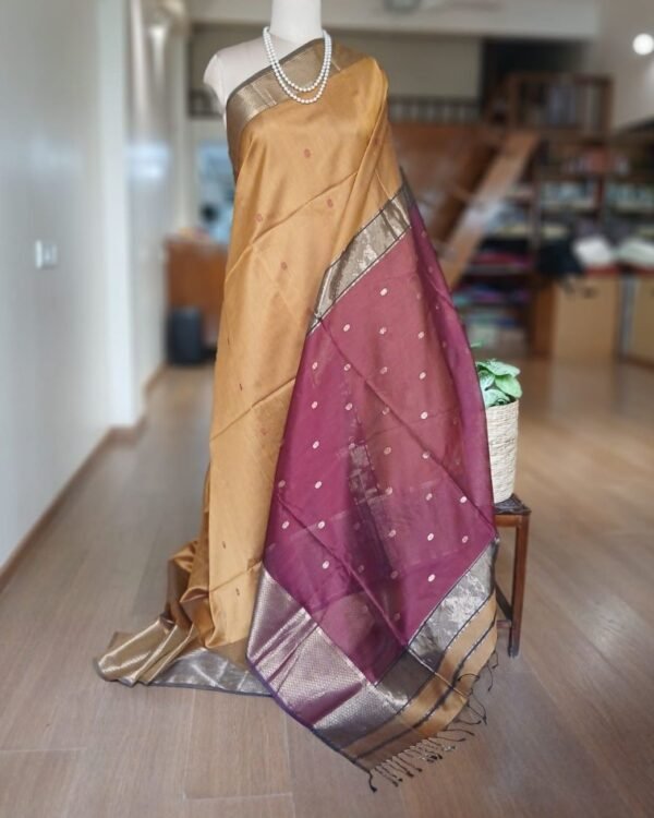 Maheshwari Silk Cotton Saree – (MSCS1019)