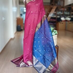 Maheshwari Silk Cotton Saree – (MSCS1021)