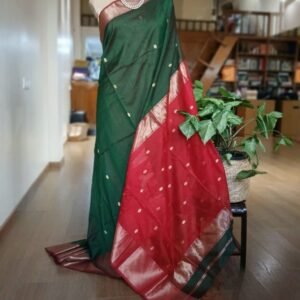 Maheshwari Silk Cotton Saree – (MSCS1016)