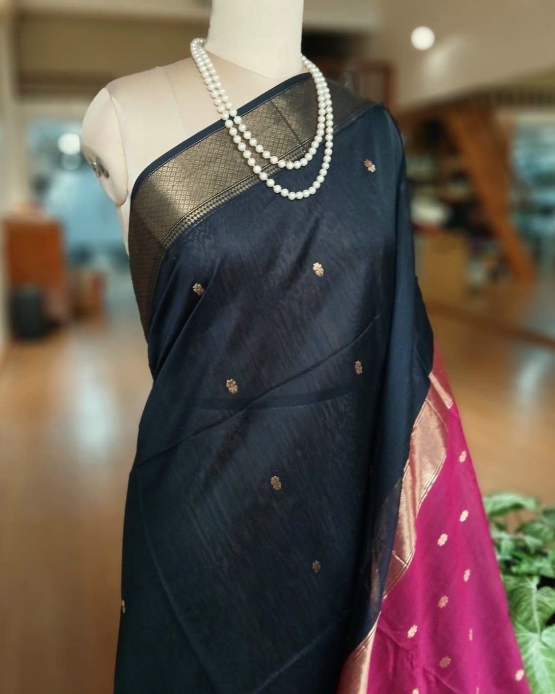 Maheshwari Silk Cotton Saree – (MSCS1022) - Image 2