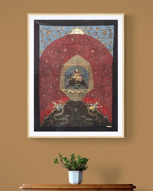 Mata ni Pachedi (Vahanvati Mata) 4X3 ft - (MNPN0004) - Image 2
