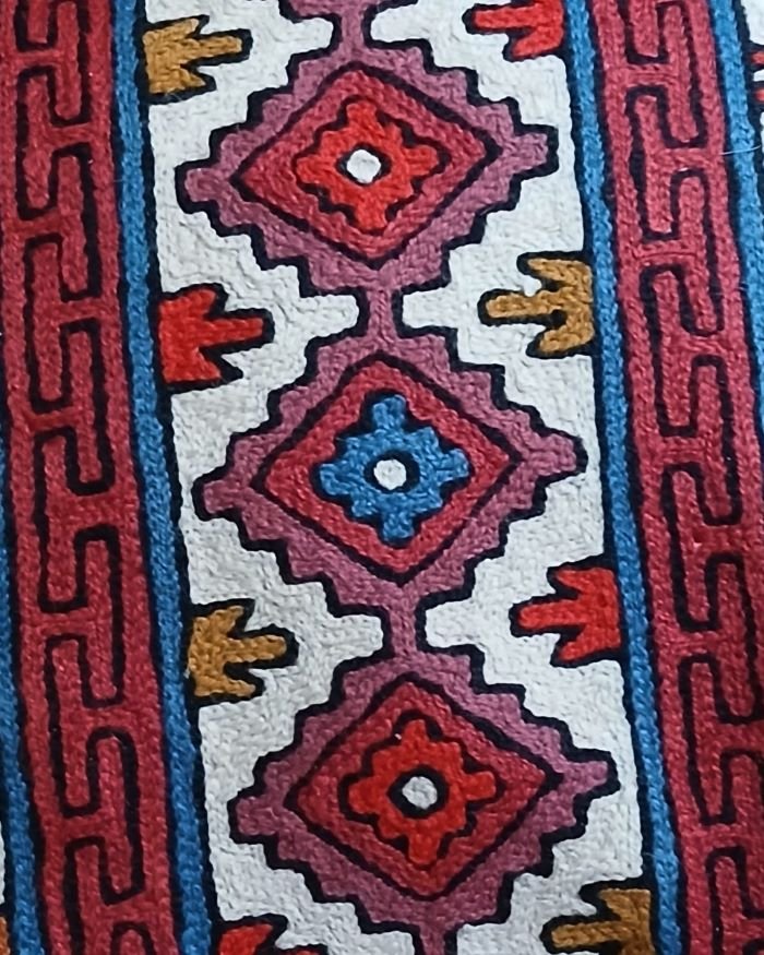 Densely embroidered cushion covers in paako style – (DECC0008) - Image 4