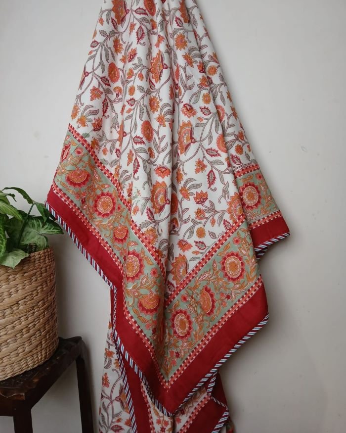 Reversible Soft Single Dohar in Mul Cotton – (MCSD1016) - Image 3