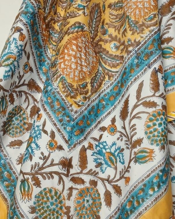 Reversible Soft Single Dohar in Mul Cotton – (MCSD1012) - Image 2