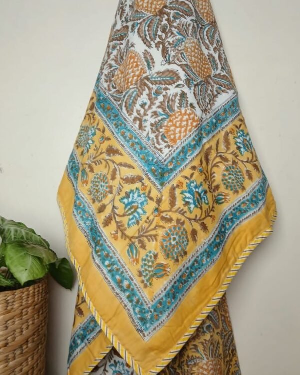 Reversible Soft Single Dohar in Mul Cotton – (MCSD1012) - Image 3