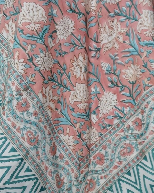 Reversible Soft Single Dohar in Mul Cotton – (MCSD1017) - Image 2