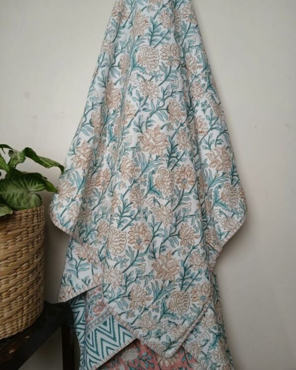 Reversible Soft Single Dohar in Mul Cotton – (MCSD1017) - Image 3