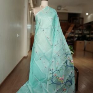 Handweave Jamdani Silk Saree – (SJMS1084)
