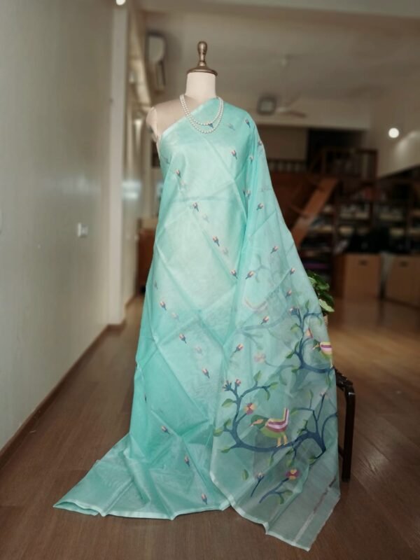 Handweave Jamdani Silk Saree – (SJMS1084)
