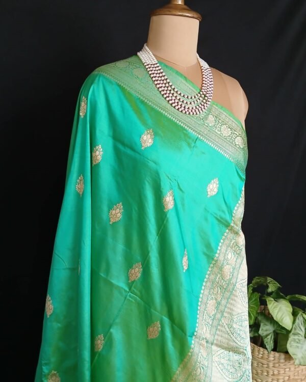 Banarasi Kadua Katan Silk Saree – (BANA1018) - Image 8