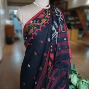Handweave Jamdani Cotton Saree – (JCHS1043)