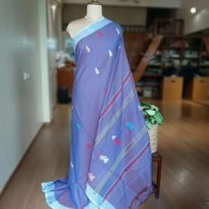 Gollabhama (milkmaid / gopika) handweave saree in cotton – (WGHS0020)