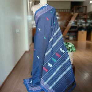 Gollabhama (milkmaid / gopika) handweave saree in cotton – (WGHS0016)